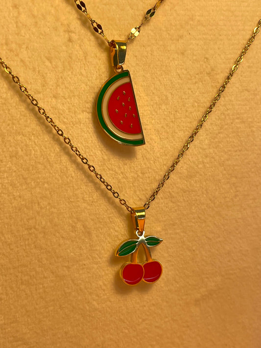 Collier Fruit 🍉 🍒